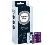 10 Condones Mister Size 69 - 220x69 mm