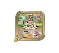 Mister Stuzzy, Comida húmeda para Gatitos, Sabor Pollo, línea paté y Carne en trozos - Total 3,2 kg (32 tarrinas x 100 gr)