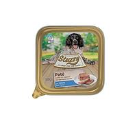 Stuzzy Mister, Comida húmeda para Perros Adultos, Sabor Buey, paté y Carne en trozos - Total 3,3 kg (22 tarrinas x 150 gr)