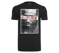 Mister Tee Camiseta de manga corta para hombre 2pac All Eyez On Me Negra M