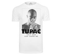 Mister Tee 2Pac Prayer tee Camiseta, Blanco, XXL para Hombre