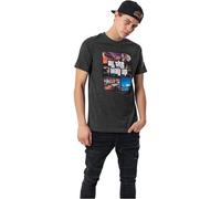 Mister Tee All The Way Up Mashup tee Camisetas, Charcoal, XXL para Hombre