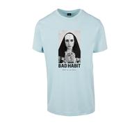 Mister Tee Bad Habit Camiseta Hombre Monja Convento Dios Tatuaje Corta Redondo