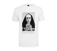 Mister Tee Bad Habit Camiseta Hombre Monja Convento Dios Tatuaje Corta Redondo