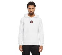 Mister Tee Ballin 23 Patch Hoody - Sudadera con Capucha para Hombre, Blanco, M
