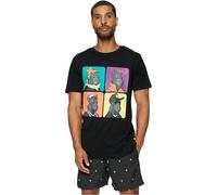 Mister Tee Bored Gorilla Multi tee Camiseta, Black, S para Hombre