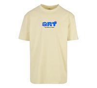 MT Upscale Camiseta de Gran tamaño Bugs, Amarillo Suave, XS para Hombre