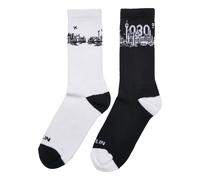 Mister Tee Calcetines 'Major City' negro / blanco 35-38 negro / blanco