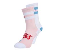 Mister Tee Calcetines 'Trust Wanted' azul claro / rosa / rojo / blanco 35-38 azul claro / rosa / rojo / blanco