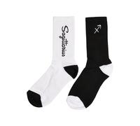 Mister Tee Calcetines Zodiac 2-Pack Unisex Símbolo De Signo Zodiacal