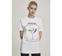 Mister Tee Camisa de mujer Ladies F-Word Tee White S