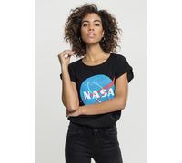 Mister Tee Camisa Mujer Señoras NASA Insignia Tee Negro L
