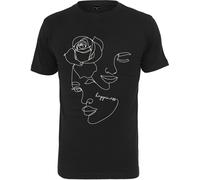 Mister Tee Camisa Mujer Señoras One Line Rose Tee Negro XS