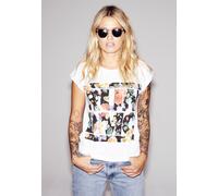 Mister Tee Camisa Mujer Señoras RUN DMC Floral Tee White XS