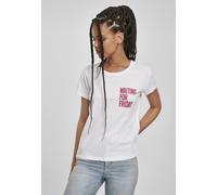 Mister Tee Camisa Mujer Señoras Waiting For Friday Box Tee White/Pink 3XL