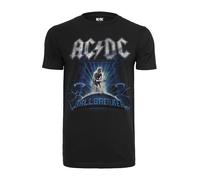 Mister Tee Camiseta 'ACDC' azul / gris claro / negro M azul / gris claro / negro