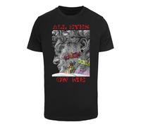 Mister Tee Camiseta 'All Eyes Face Statue' gris / rojo oscuro / negro M gris / rojo oscuro / negro