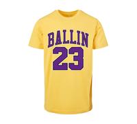Mister Tee Camiseta Ballin 23 Tee Taxi Amarillo M