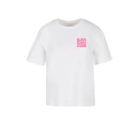 Mister Tee Camiseta 'Bad Babes Club' gris / rosa / rosa / blanco XS EUR