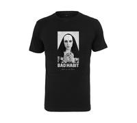 Mister Tee Camiseta 'Bad Habit' gris moteado / negro / blanco XS gris moteado / negro / blanco