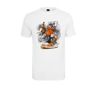 Mister Tee Camiseta Vintage Ballin para Hombre Blanco XS