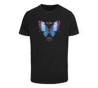 Mister Tee Camiseta 'Become the Change' mezcla de colores / negro, Talla M