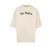 Mister Tee Camiseta beige / negro S beige / negro