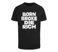 Mister Tee Camiseta 'Born And Die' negro / blanco XXL negro / blanco