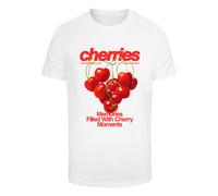 Mister Tee Camiseta 'Cherry Moments' verde / rojo / blanco L verde / rojo / blanco