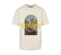 MT Upscale Camiseta 'Pray' arena / azul ahumado / marrón claro / azafrán XL arena / azul ahumado / marrón claro / azafrán