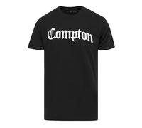 Mister Tee Camiseta de Manga Corta para Hombre Compton tee, Negro, L