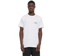Mister Tee Camiseta de Manga Corta para Hombre con Texto en alemán Kein Kind Von Traurigkeit EMB-tee, Camiseta con Estampado temático para Hombre, Corte Regular, Tallas XS - 5XL, Blanco, XL