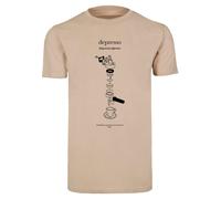 Mister Tee Camiseta 'Depresso' arena / negro XL arena / negro