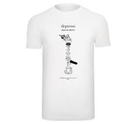 Mister Tee Camiseta 'Depresso' negro / blanco S negro / blanco