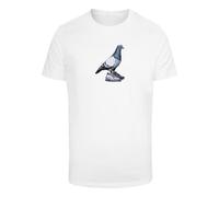 Mister Tee Camiseta 'Dove' turquesa / gris claro / petróleo / blanco XS turquesa / gris claro / petróleo / blanco