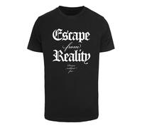 Mister Tee Camiseta 'Escape From Reality' negro / blanco L negro / blanco