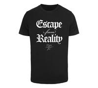 Mister Tee Camiseta 'Escape From Reality' negro / blanco S negro / blanco