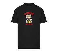 Mister Tee Camiseta 'Find Your Luck' amarillo / rojo / negro / offwhite S EUR