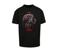 Mister Tee Camiseta 'Flying High' gris / rojo / negro / blanco L gris / rojo / negro / blanco
