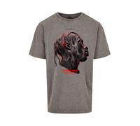 Mister Tee Camiseta 'Flying High' piedra / rojo neón / negro XS piedra / rojo neón / negro