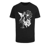 Mister Tee Camiseta 'Grace In Bloom' antracita / negro / blanco XL EUR