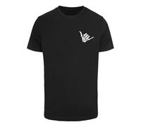 Mister Tee Camiseta 'Hang Loose Bones' negro / blanco XS negro / blanco