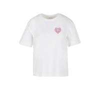 Mister Tee Camiseta 'Heart Cage Rose' verde / rosa / rosa oscuro / blanco S verde / rosa / rosa oscuro / blanco