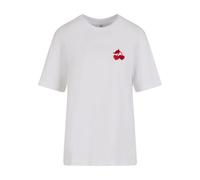 Mister Tee Camiseta 'Heart Cherries' rojo oscuro / blanco XS rojo oscuro / blanco