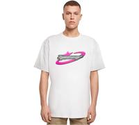 Mister Tee Speed Logo tee Camiseta, White, S para Hombre