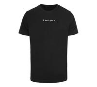 Mister Tee Camiseta 'I Don't Give A' gris / negro / blanco L EUR