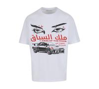 Mister Tee Camiseta 'King Of The Race' rojo / negro / blanco M EUR