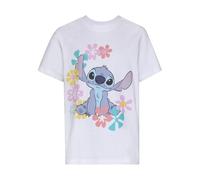 Mister Tee Camiseta 'Lilio& Stitch Flower' amarillo / lila / altrosa / blanco 158-164 amarillo / lila / altrosa / blanco