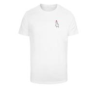 Mister Tee Camiseta 'Love Sign 2.0' rojo / negro / blanco, Talla S