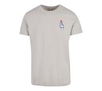 Mister Tee Camiseta 'Love Sign' azul claro / gris / rojo / negro S azul claro / gris / rojo / negro